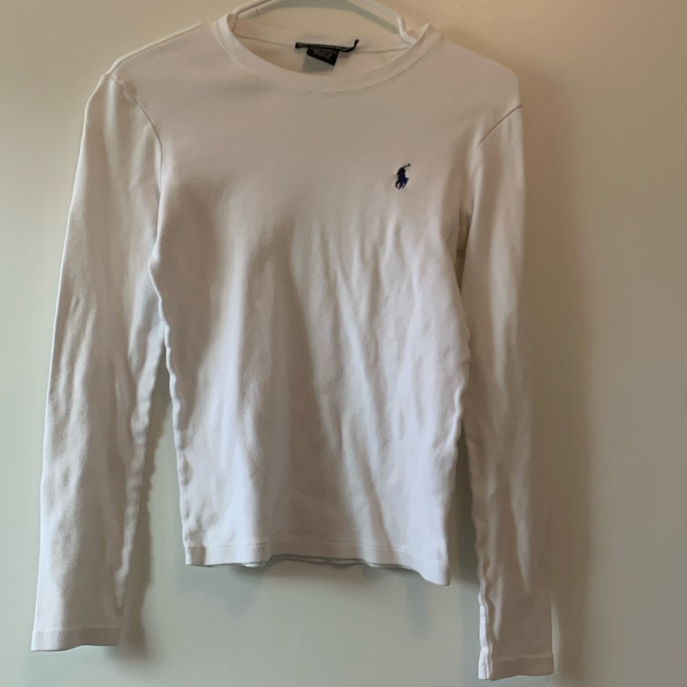 Ralph Lauren White Long Sleeve